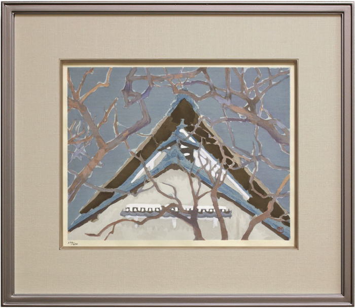 楽天市場】東山魁夷 「 冬の旅 」 岩絵具方式複製画 : 内田画廊