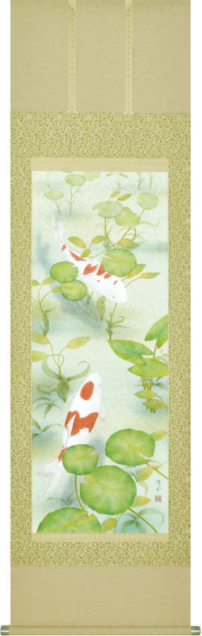 楽天市場】国井幸雪 「 武者 」 掛軸 ( 尺八立) : 内田画廊