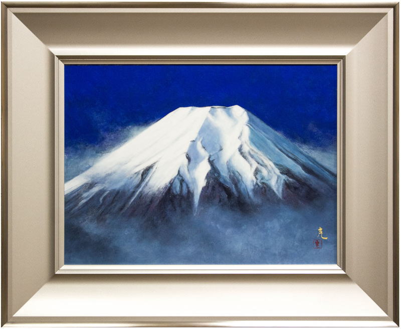 楽天市場】扇 敏之 「 池畔 」 日本画 P10 ( 10号 )【中古】 : 内田画廊