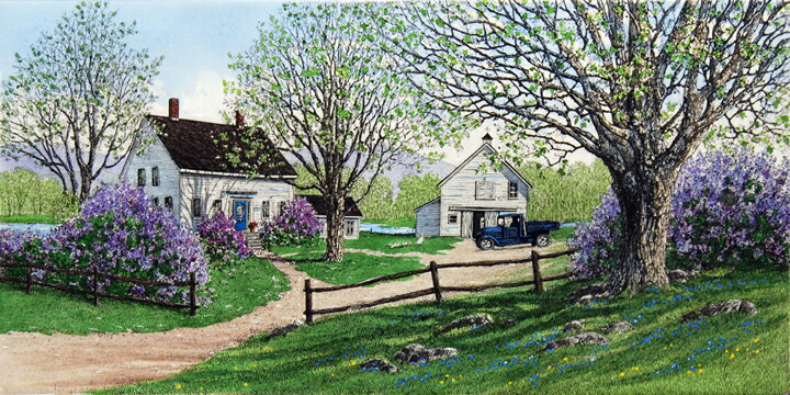 楽天市場】キャロル・コレット 「Summer Story」Collette 手彩色銅版画