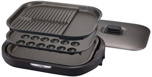 楽天市場】タイガー ホットプレート これ1台 CRC-B301T プレート3枚