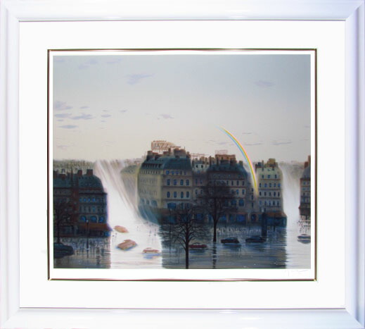 楽天市場】ヒロヤマガタ シルクスクリーン ノイシュヴァンシュタイン城