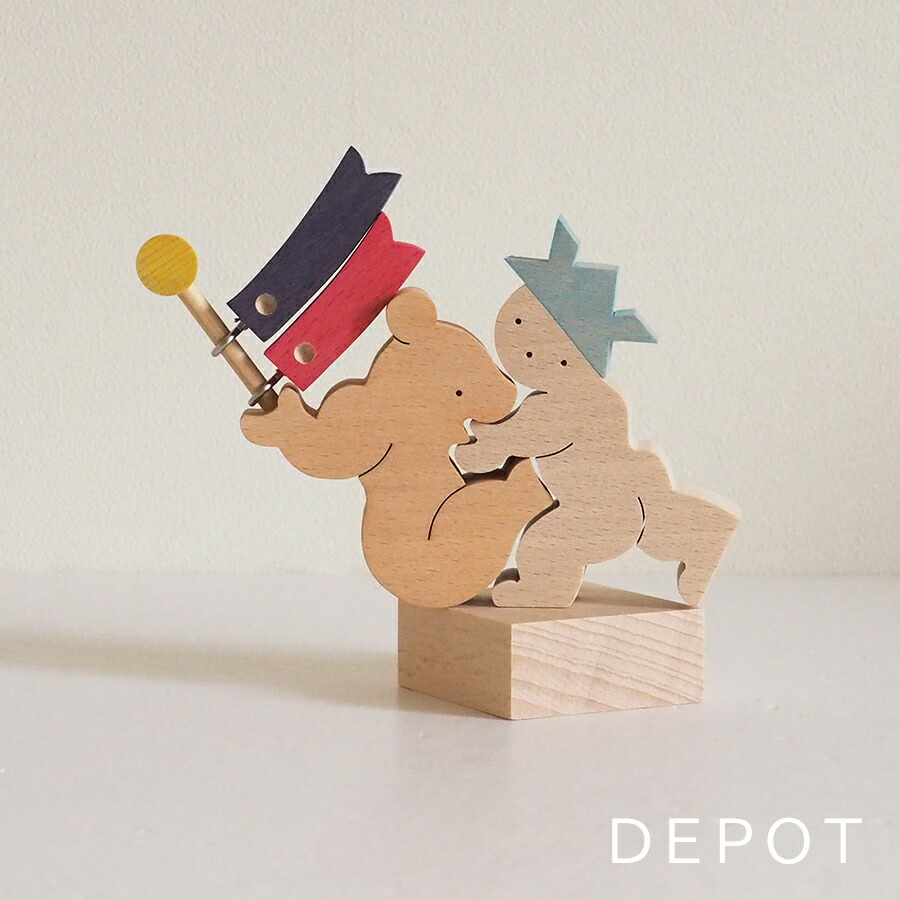 楽天市場】小黒三郎 五月人形 【 組み木絵 鯉のぼりと金太郎 】 国産