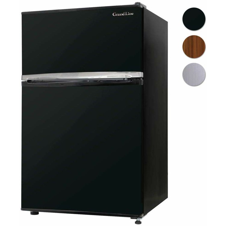 冷蔵庫 2ドア 木目調 冷凍庫 90L ARM-90L02 冷凍冷蔵庫 小型 家庭用 2