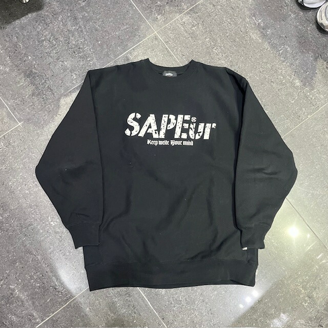 楽天市場】【SAPEur Cherish&co CREWNECK SWEAT WHITE サプール