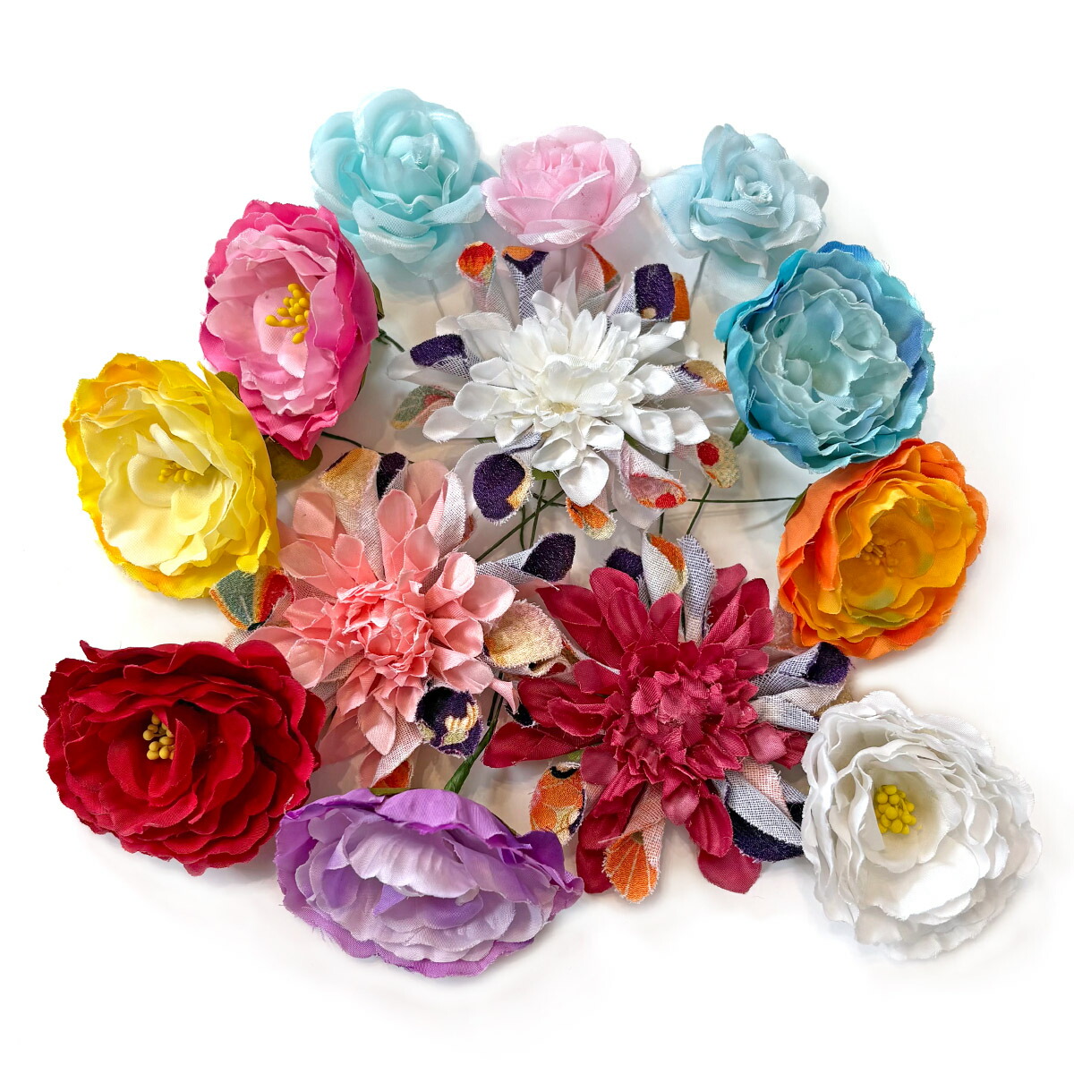 楽天市場】造花 「あふれる小花」アソートセット 105本入り （1セット