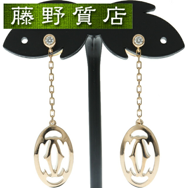 楽天市場】カルティエ フープピアス K18YG K18WG K18PG トリニティ