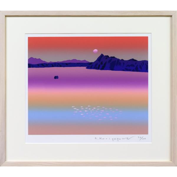 楽天市場】国武久巳・蒼い湖畔（アート・複製画） : 絵画生活