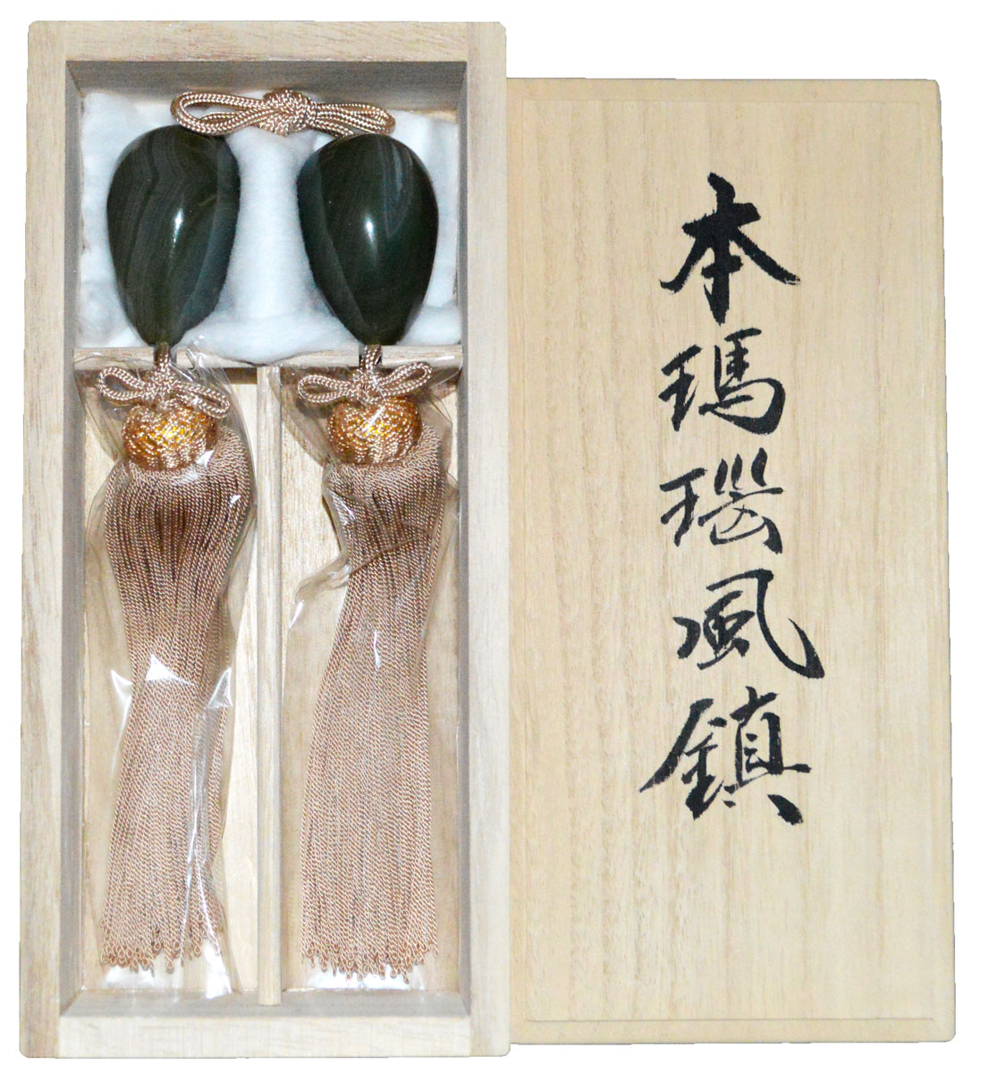 楽天市場】掛け軸小物 高級風鎮 青粒鉄仙（九谷焼）（化粧箱入り