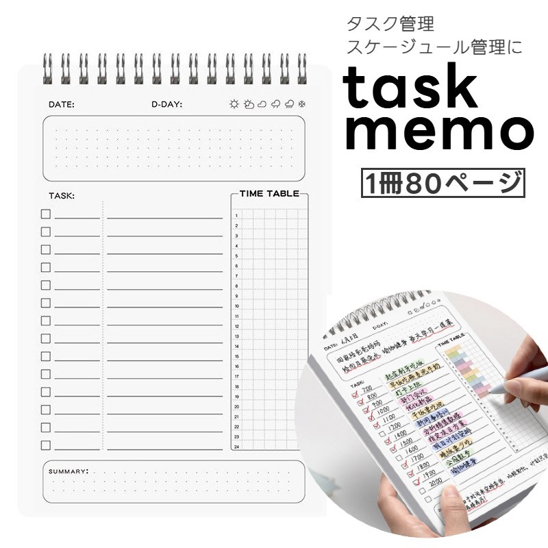 楽天市場】送料無料 メモ帳 ポータブルメモ ミニサイズ 80枚 TODO