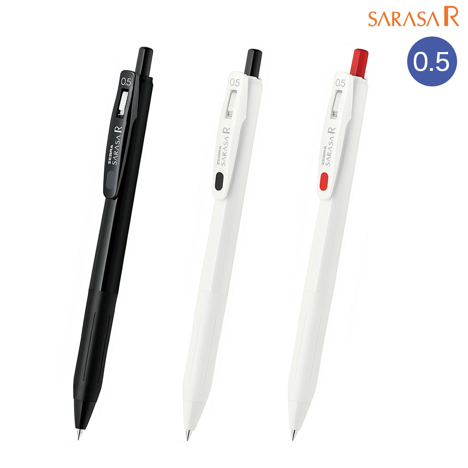 楽天市場】【全4色】ゼブラ／水性ボールペン サラサ R 0.5mm 濃く