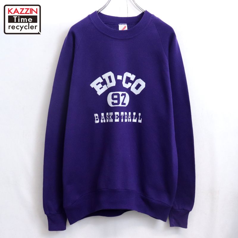 楽天市場】80s スキー プリント ラグラン クルーネック スウェット