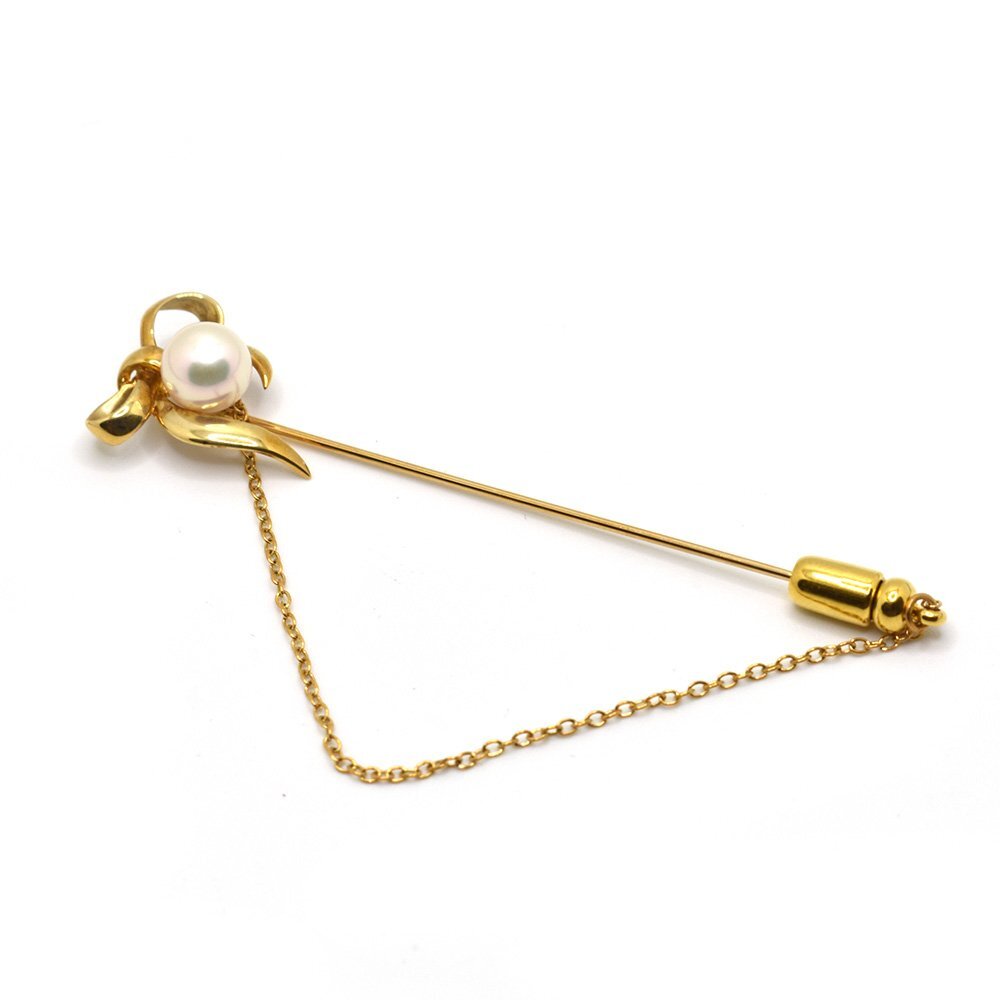 楽天市場】ミキモト MIKIMOTO ピンブローチ 葉っぱ リーフ 蕾 花