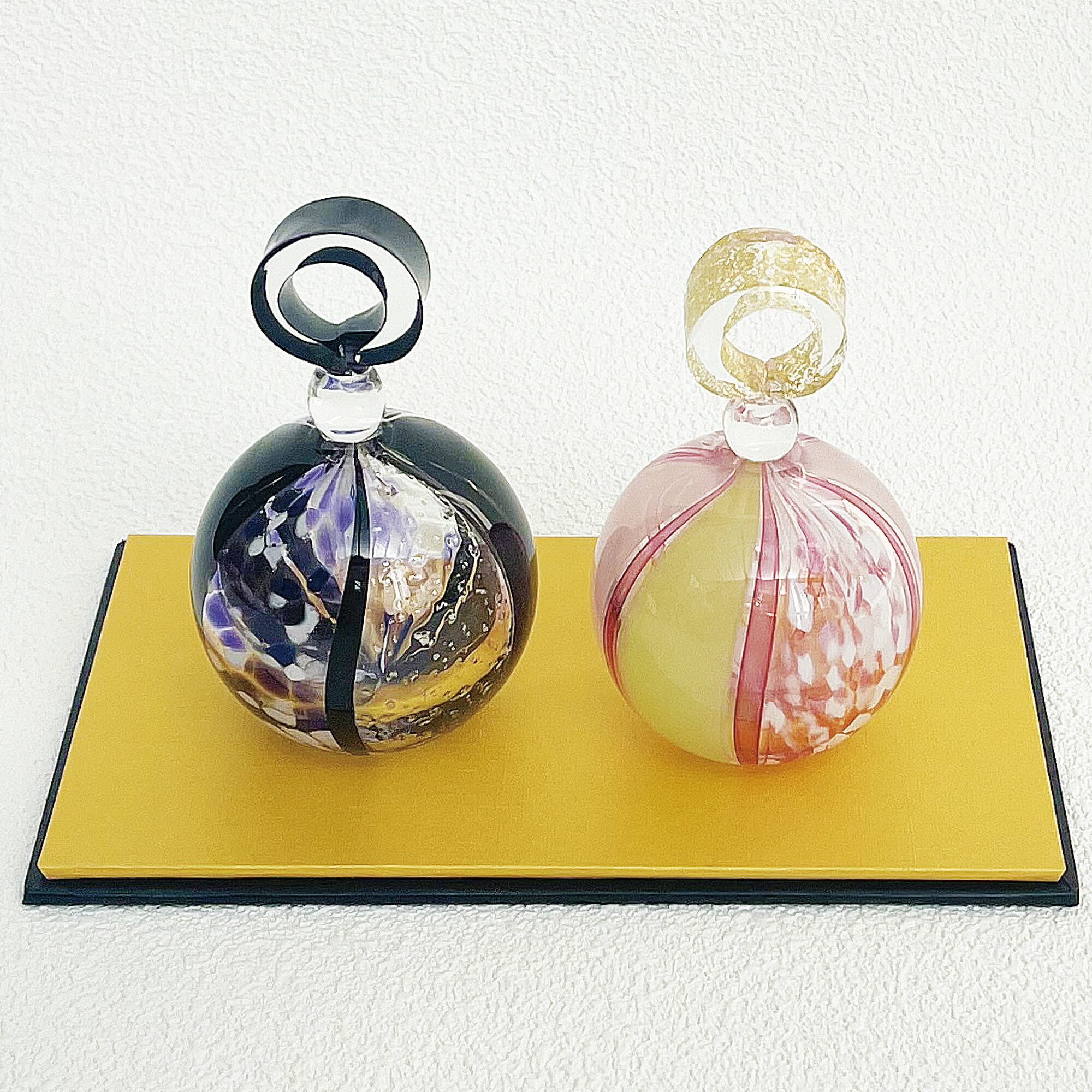 楽天市場】作家 清水柾 ガラス 雛人形 咲果 金敷台付き 箱入り ガラス