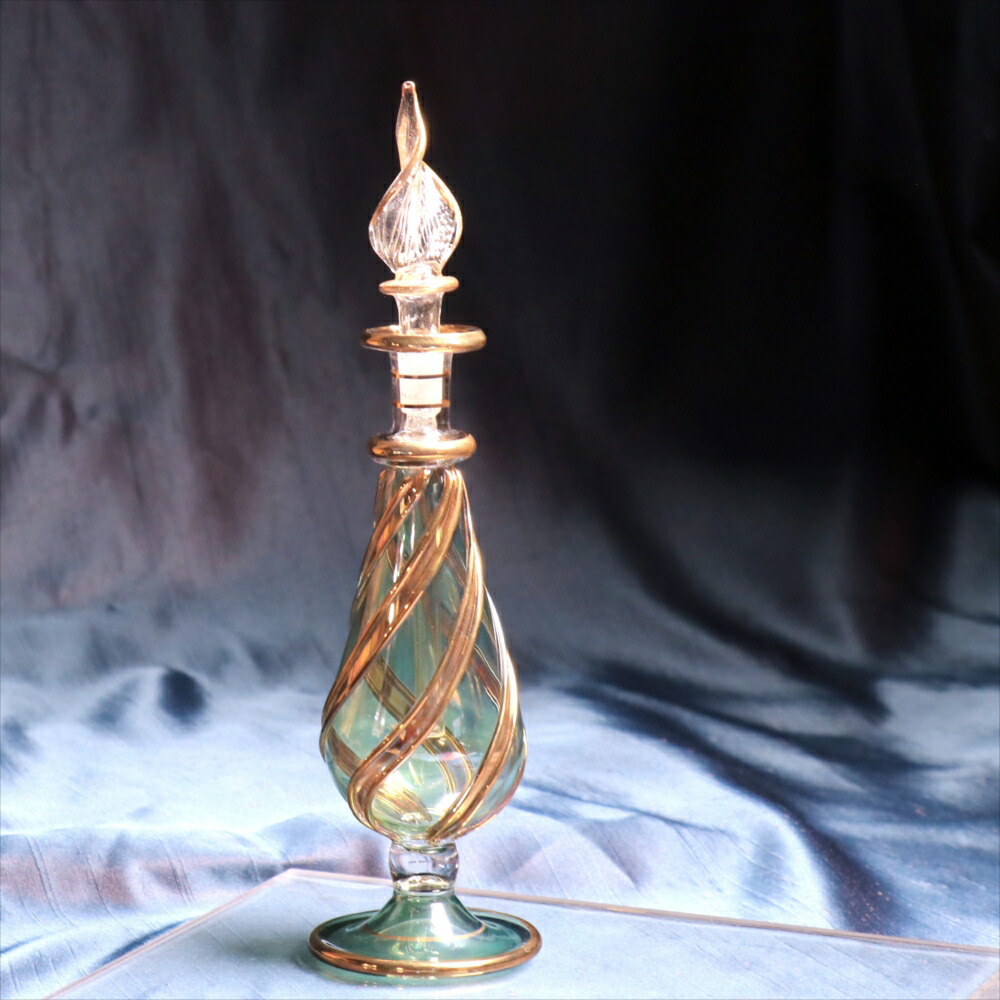 ベネチアングラス 香水瓶 グリーン ベネチアングラス ベネチアンガラス