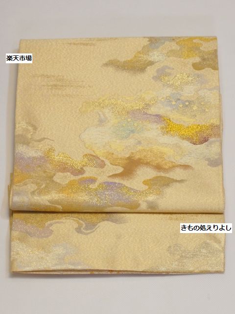 楽天市場】丸勇謹製 礼装用袋帯 唐織つづれ袋帯 六通柄 変わり雪輪と桜