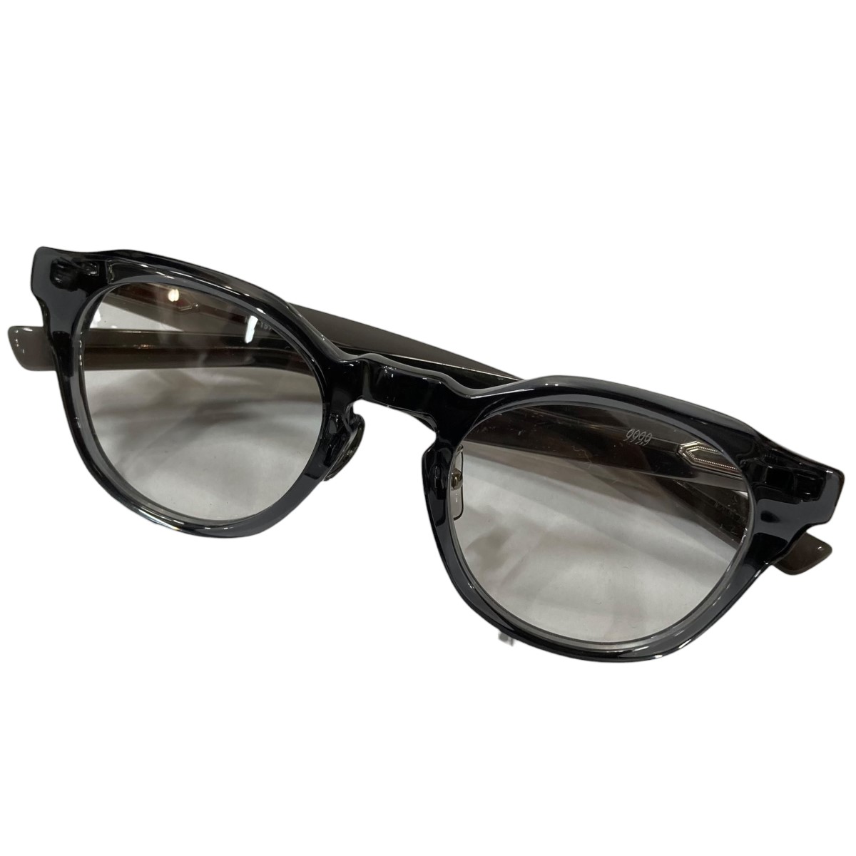 楽天市場】999.9 フォーナインズ M-19 ハーフリムメガネフレーム F□18