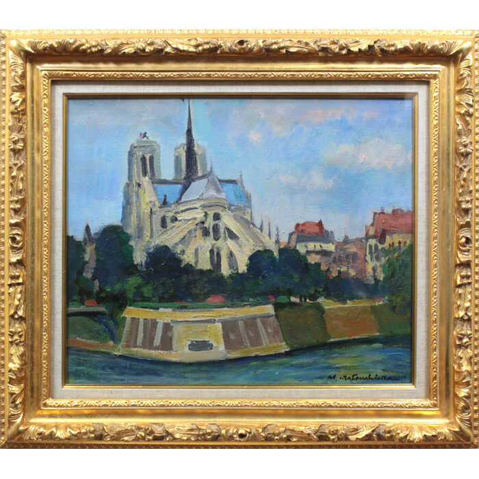 楽天市場】絵画 直木昭 油絵・油彩画 『パリの屋根』 空 街 風景 外国