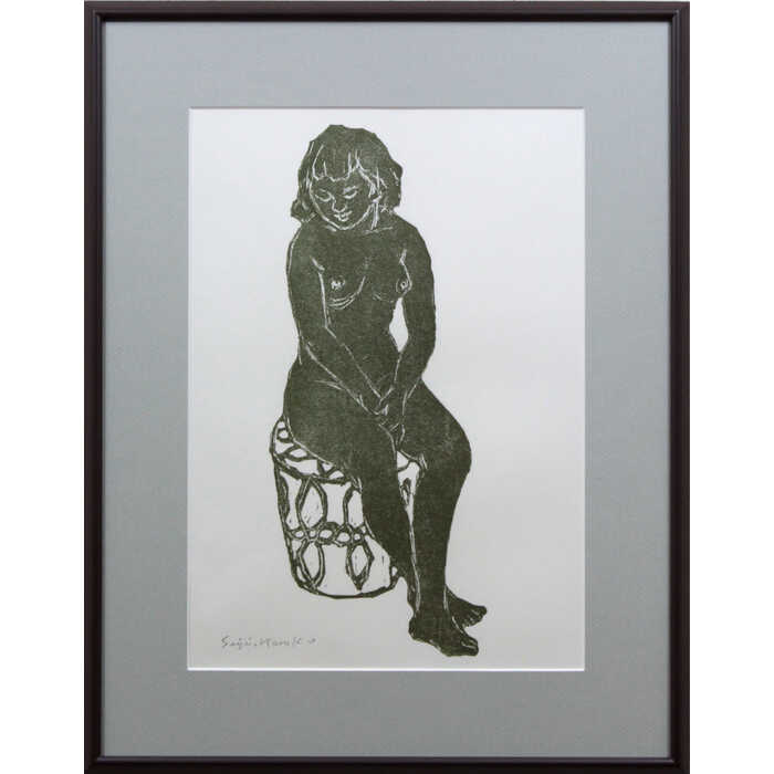 楽天市場】絵画 菅沼金六 油絵・油彩画 『裸婦』 人物 室内風景 美人