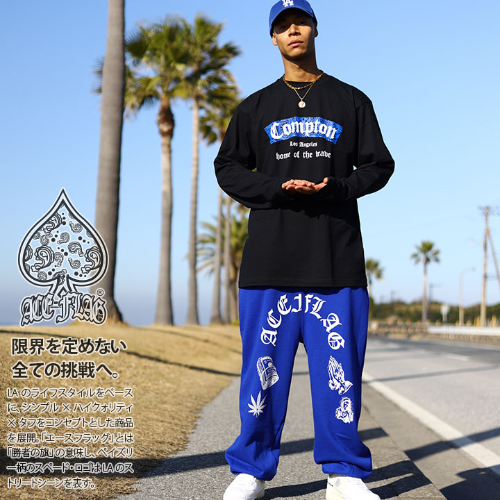 楽天市場】【48%OFF】ACEFLAG 上下セット 長袖 ブランド メンズ 春秋冬