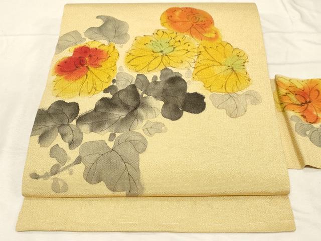 楽天市場】平和屋着物○京都手描友禅 中嶋剛司 蝋彩染 九寸名古屋帯