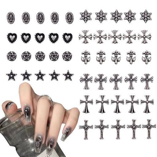 楽天市場】LIKENNY ネイルパーツ パンク風 メタルパーツ レトロ