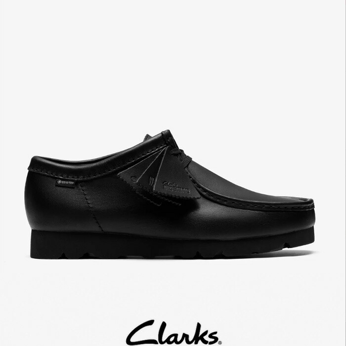楽天市場】CLARKS WALLABEE GORE-TEX BLACK SUEDE 26149449 クラークス