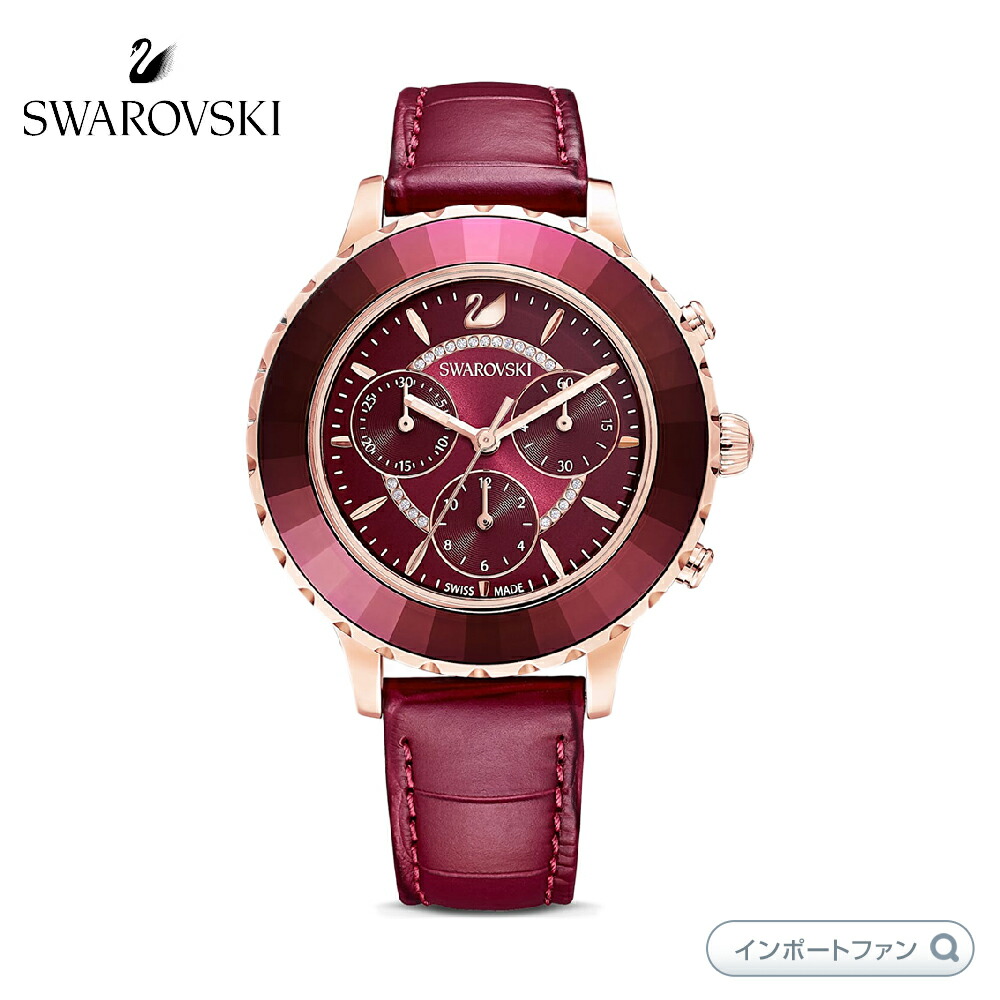 楽天市場】スワロフスキー パッセージ クロノ ウォッチ 腕時計 ピンク