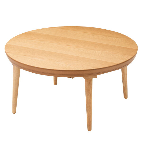 楽天市場】家具調こたつ 円形 90cm 木製 コタツ 炬燵 丸型 玄関渡し