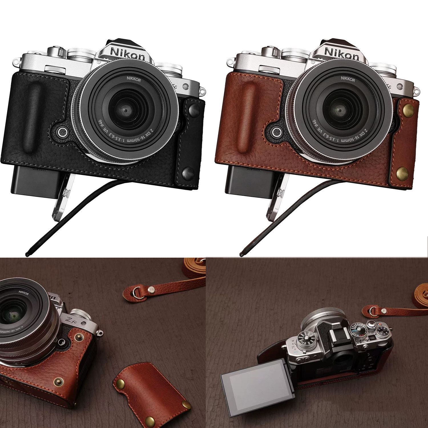 楽天市場】【楽天1位】 Nikon Zfc 専用 カメラケース PUレザー ケース