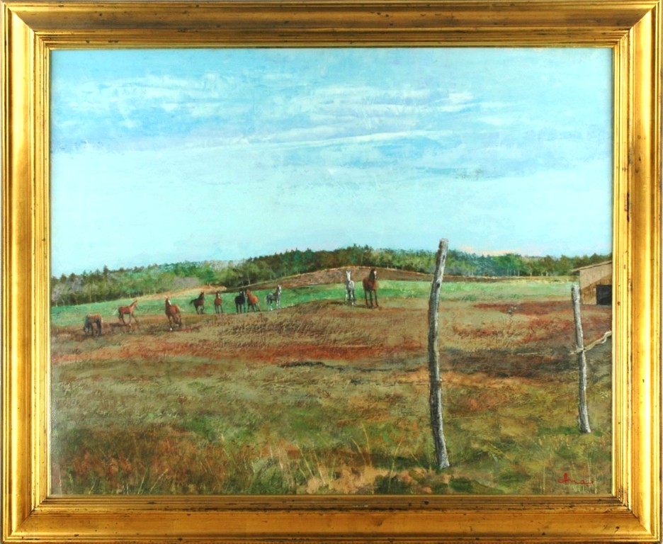 楽天市場】今川和男 「風景」 油彩SM : 小野画廊