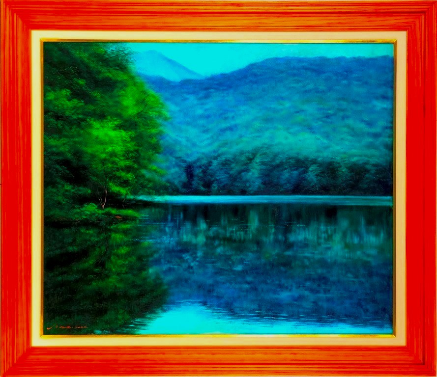 楽天市場】奈良岡正夫 「親仔」 油彩20号 : 小野画廊