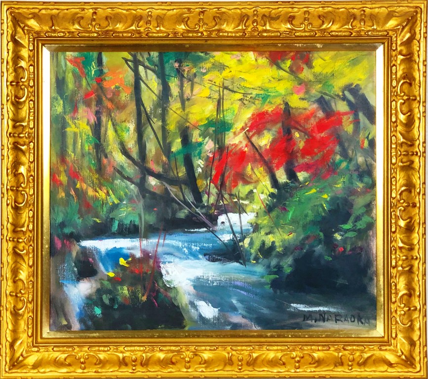 楽天市場】奈良岡正夫 「親仔」 油彩20号 : 小野画廊