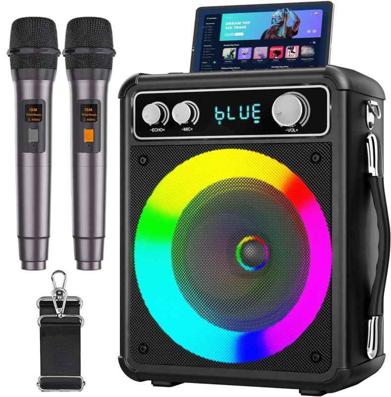 楽天市場】VOSOCO カラオケセット ワイヤレスマイク2本 スピーカー