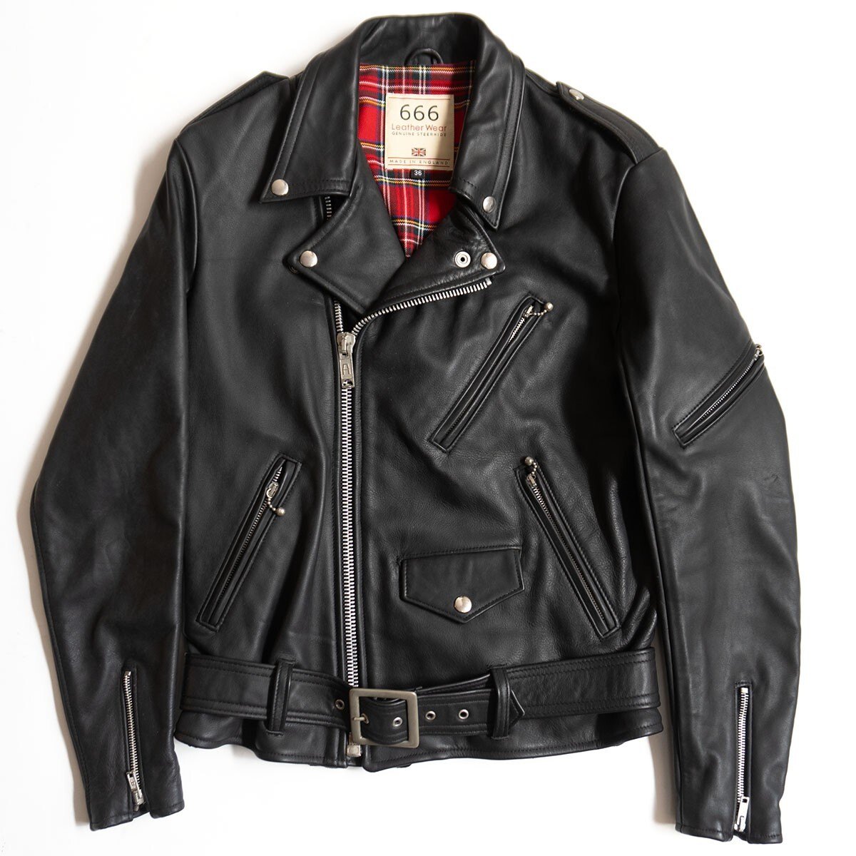 楽天市場】666トリプルシックス◇666 レオパードライダースジャケット