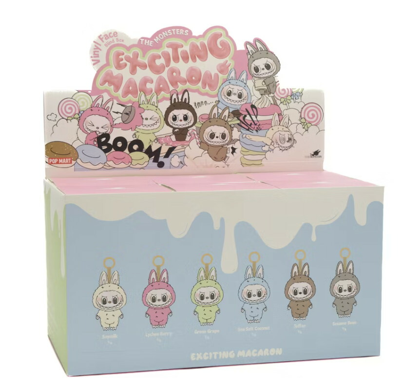 楽天市場】POP MART THE MONSTERS LABUBU Exciting Macaron Plush