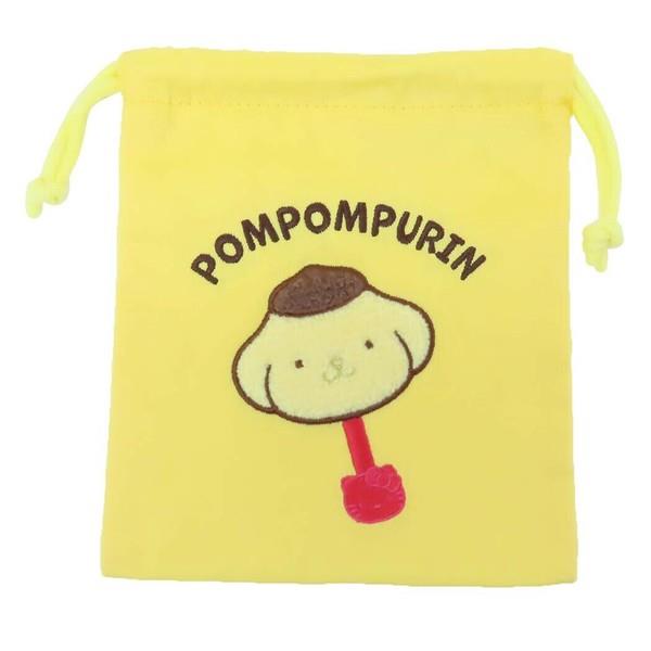 楽天市場】 ポムポムプリン ミニ巾着 ぬいぐるみミニきんちゃくポーチ