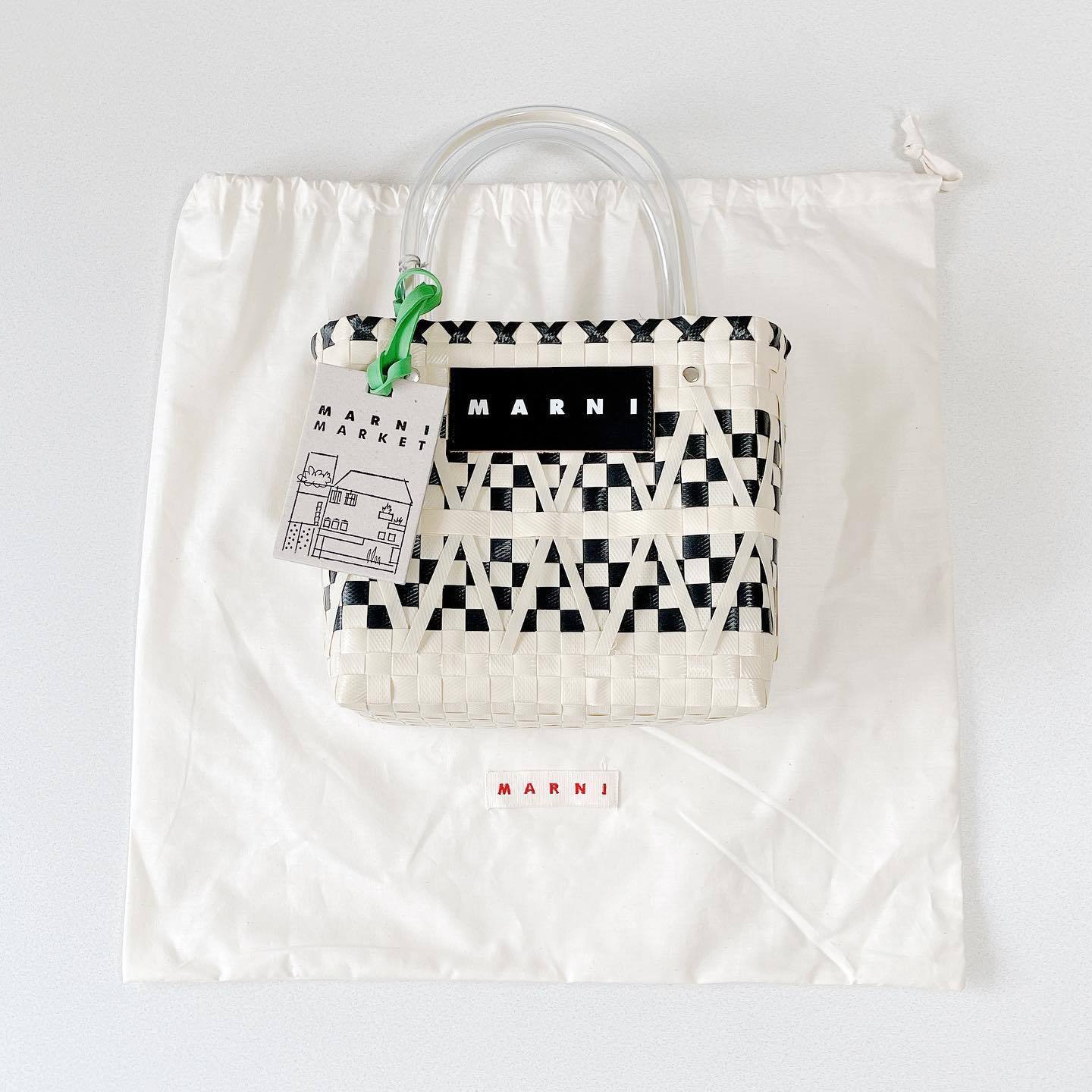 MARNI FLOWER CAFE 】 マルニフラワーカフェ ステンシルバッグ