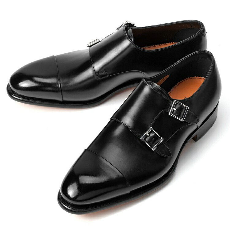 楽天市場】サントーニ SANTONI 12621 ストレートチップ ブラック
