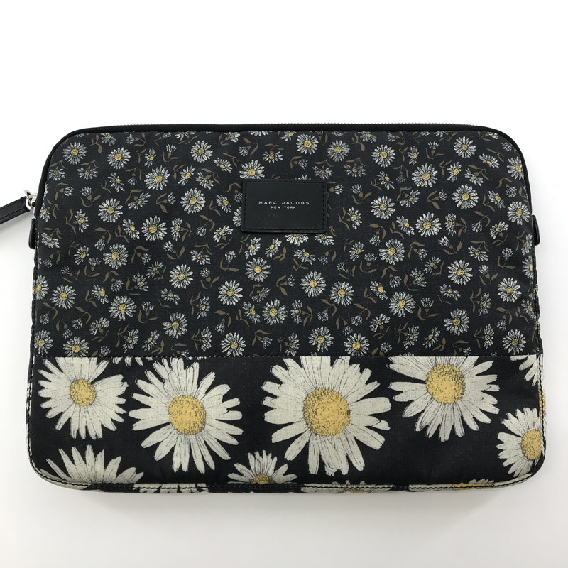 美品✨MARC JACOBS PCケース 2way 総柄 ブラック 極美品 MARC JACOBS