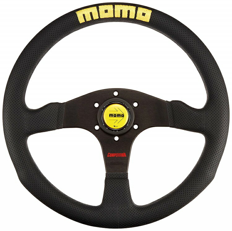 楽天市場】MOMO モモ ステアリング COMPETITION 350mm ブラックエアー