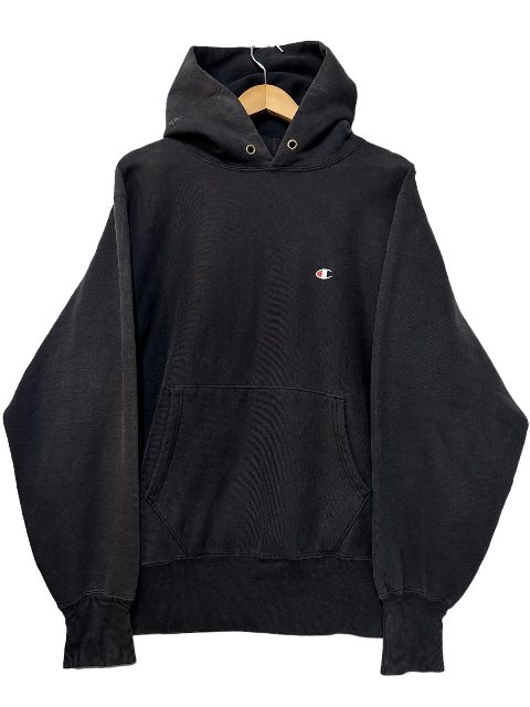 楽天市場】USA製 90s Champion R/W Sweat Hoodie 黒 M 刺繍タグ