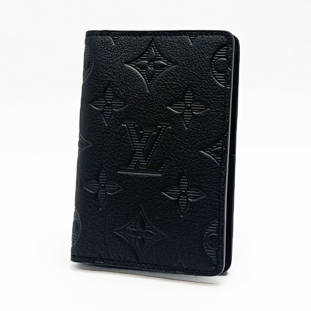 楽天市場】LOUIS VUITTONルイヴィトン 2つ折りカードケースブラック
