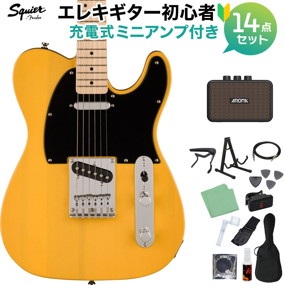 楽天市場】Squier by Fender Affinity Series Telecaster Maple