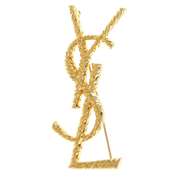 楽天市場】SAINT LAURENT サンローラン YSL ブローチ アクセサリー