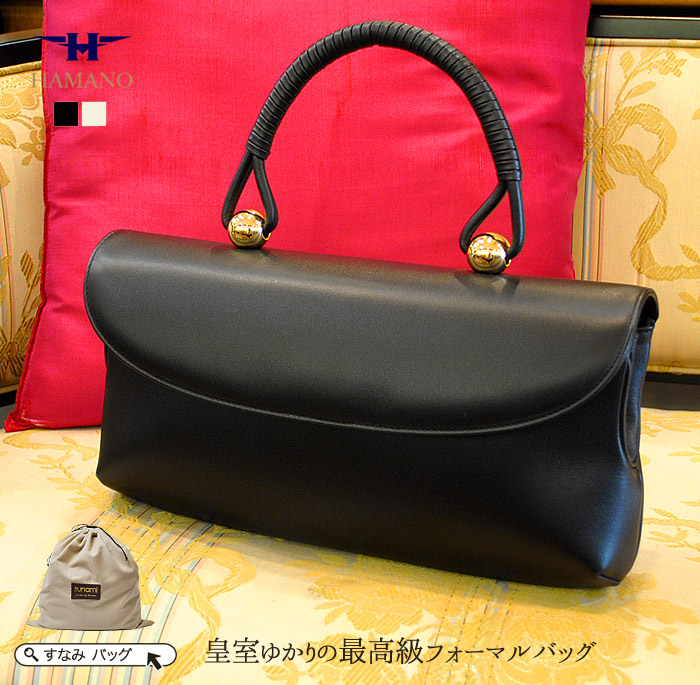 楽天市場】雑誌掲載 最高級ブラックフォーマルバッグ 黒 皇室御用達