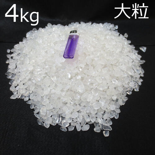 楽天市場】【本物】水晶粒 大粒 天然 500g さざれ石 チップ 砂利