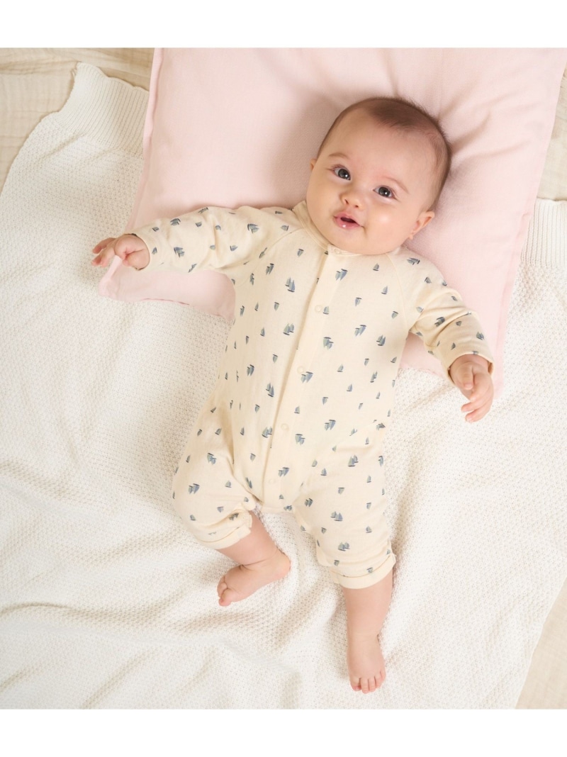 楽天市場】ハートプリント半袖ボディ3枚組 PETIT BATEAU プチバトー