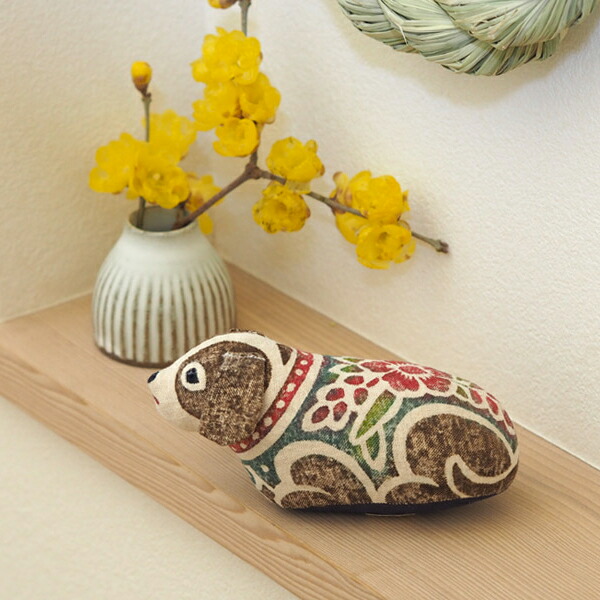 楽天市場】真工藝 木版手染めぬいぐるみ 干支シリーズ・親 未 ひつじ