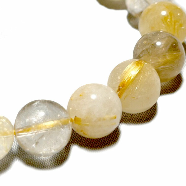 楽天市場】パワーストーンブレスレット・細金針水晶19mm(ルチル